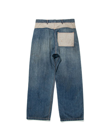 BOWWOW 25AW LAPD PRISONER DENIM PANTS AGED
