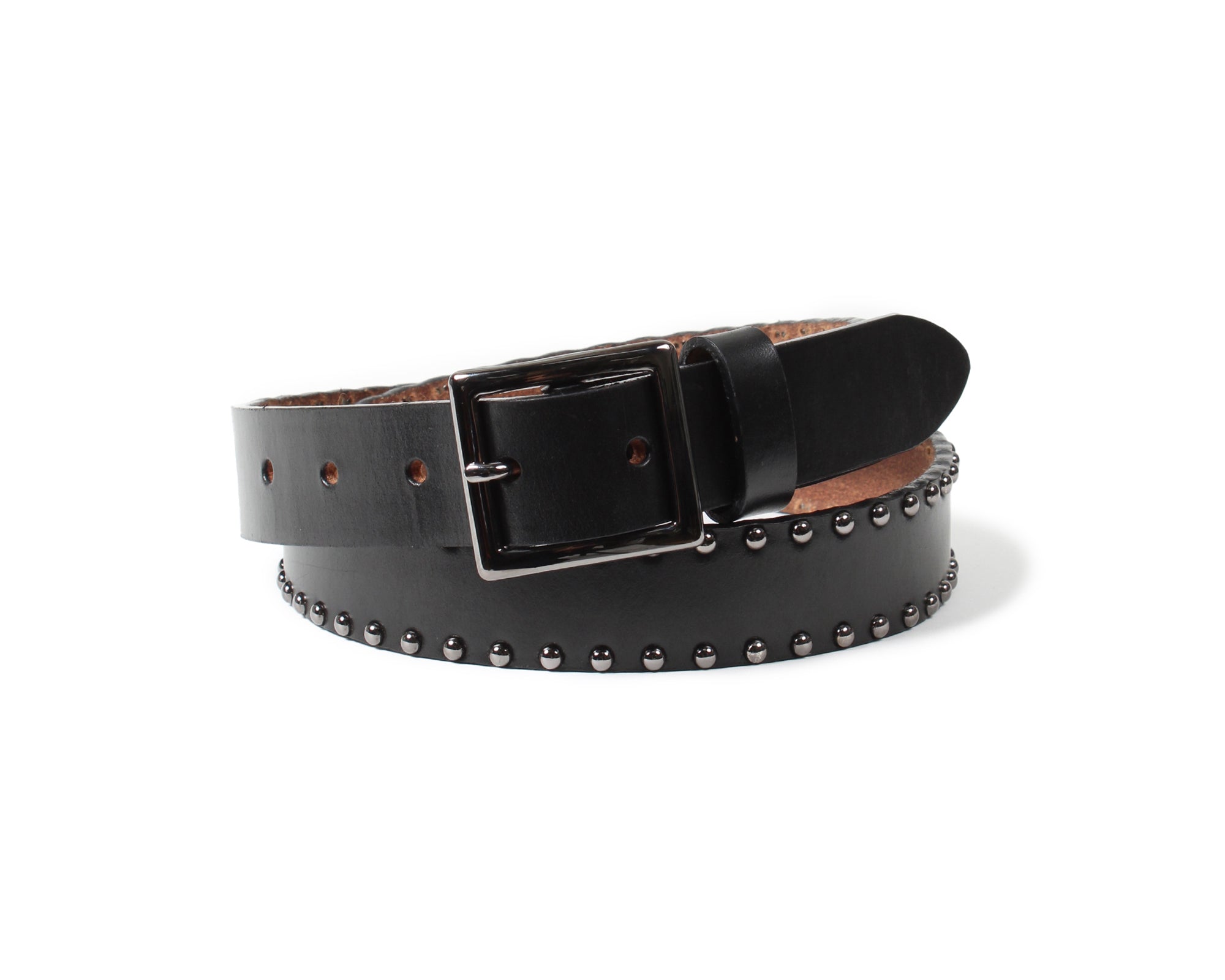 WACKO MARIA x WOLF’S HEAD / STUDS LEATHER BELT