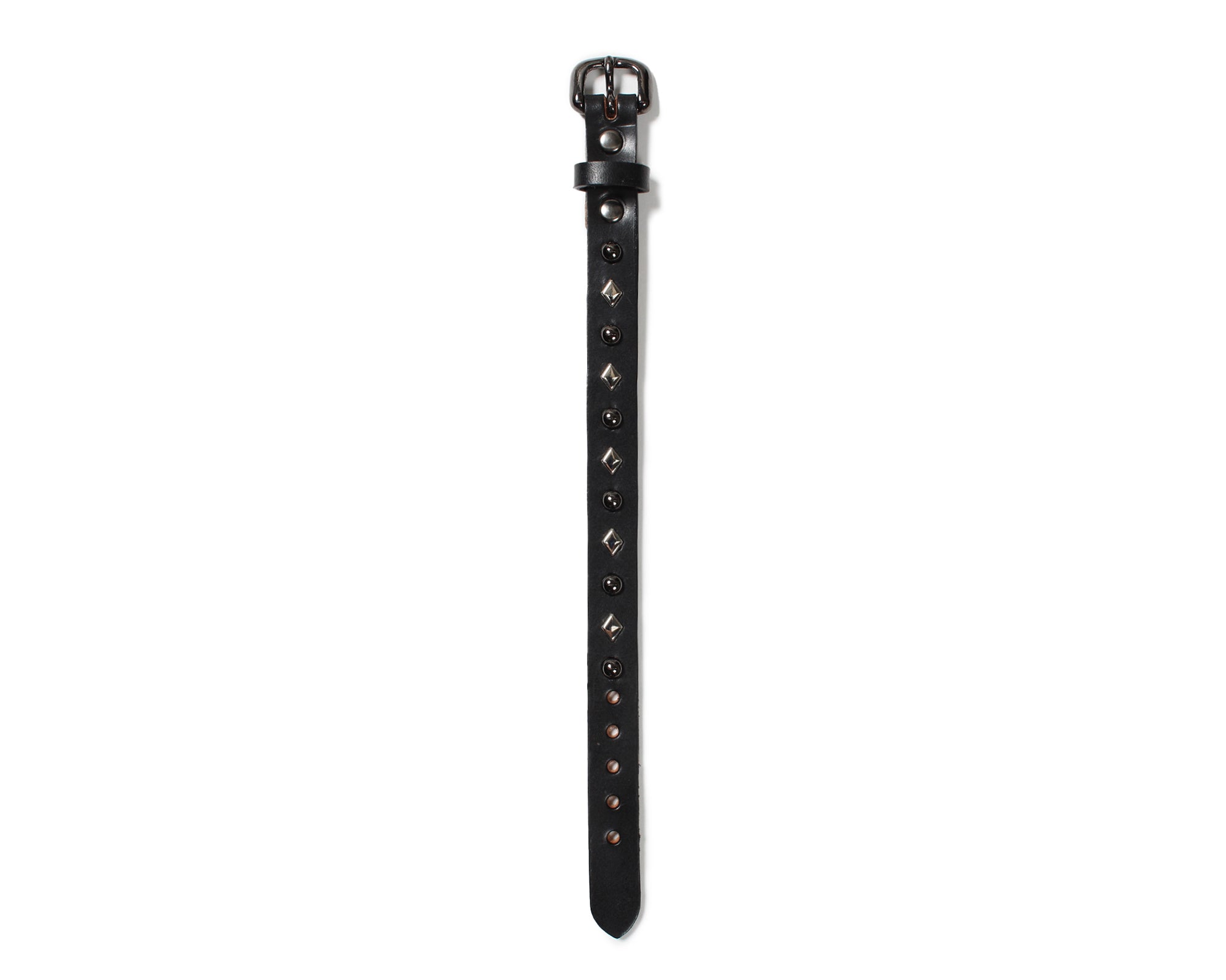 WACKO MARIA x WOLF’S HEAD / STUDS LEATHER WRIST BAND