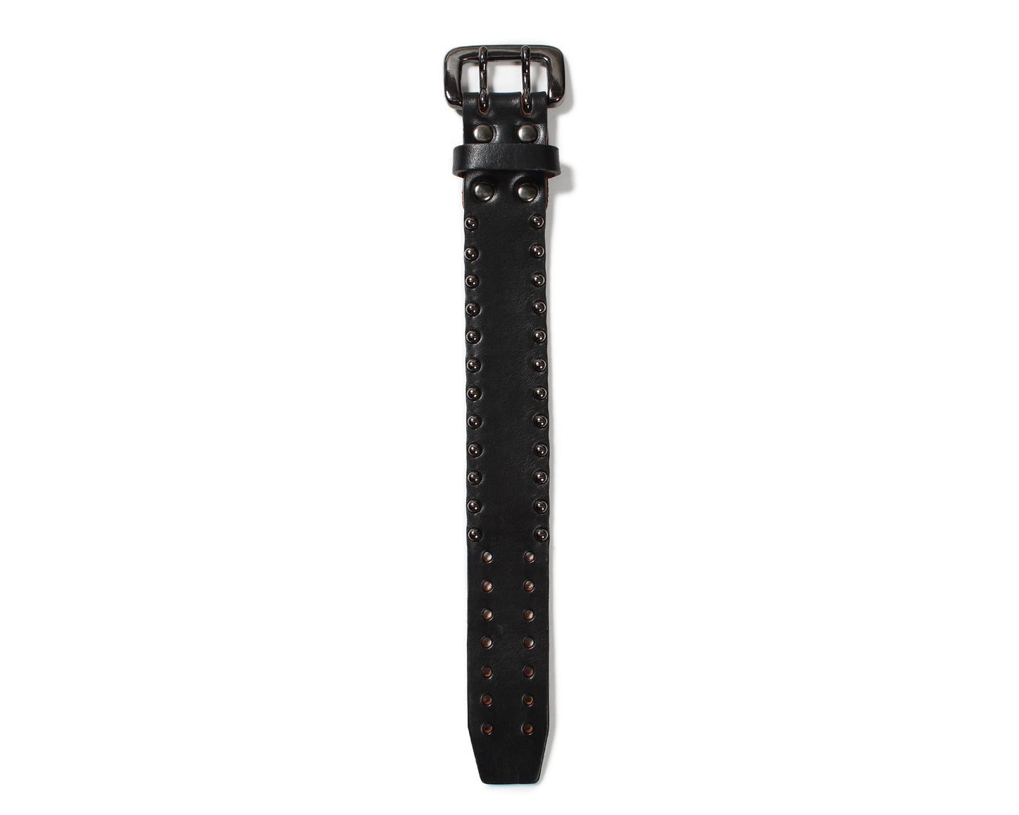 WACKO MARIA x WOLF’S HEAD / STUDS LEATHER WRIST BAND