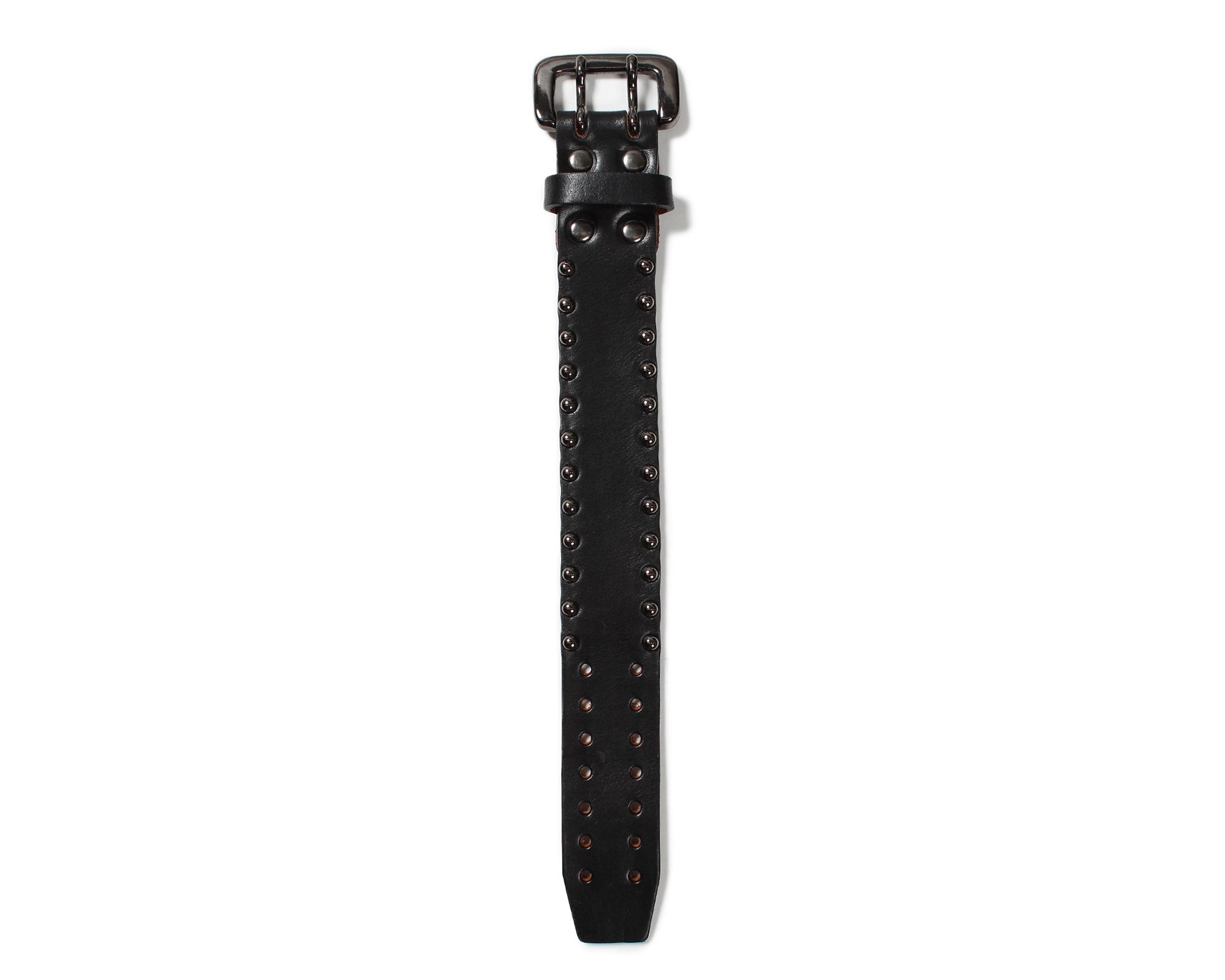WACKO MARIA x WOLF’S HEAD / STUDS LEATHER WRIST BAND
