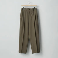 ssstein 25AW Two Tuck Easy Trousers(2/90 WOOL GABARDINE)