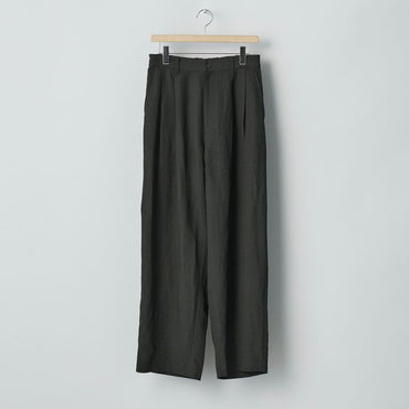 ssstein 25AW Rayon/Linen Wide Easy Trousers