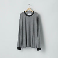 ssstein 25AW Fine Wool Oversized Long Sleeve Tee