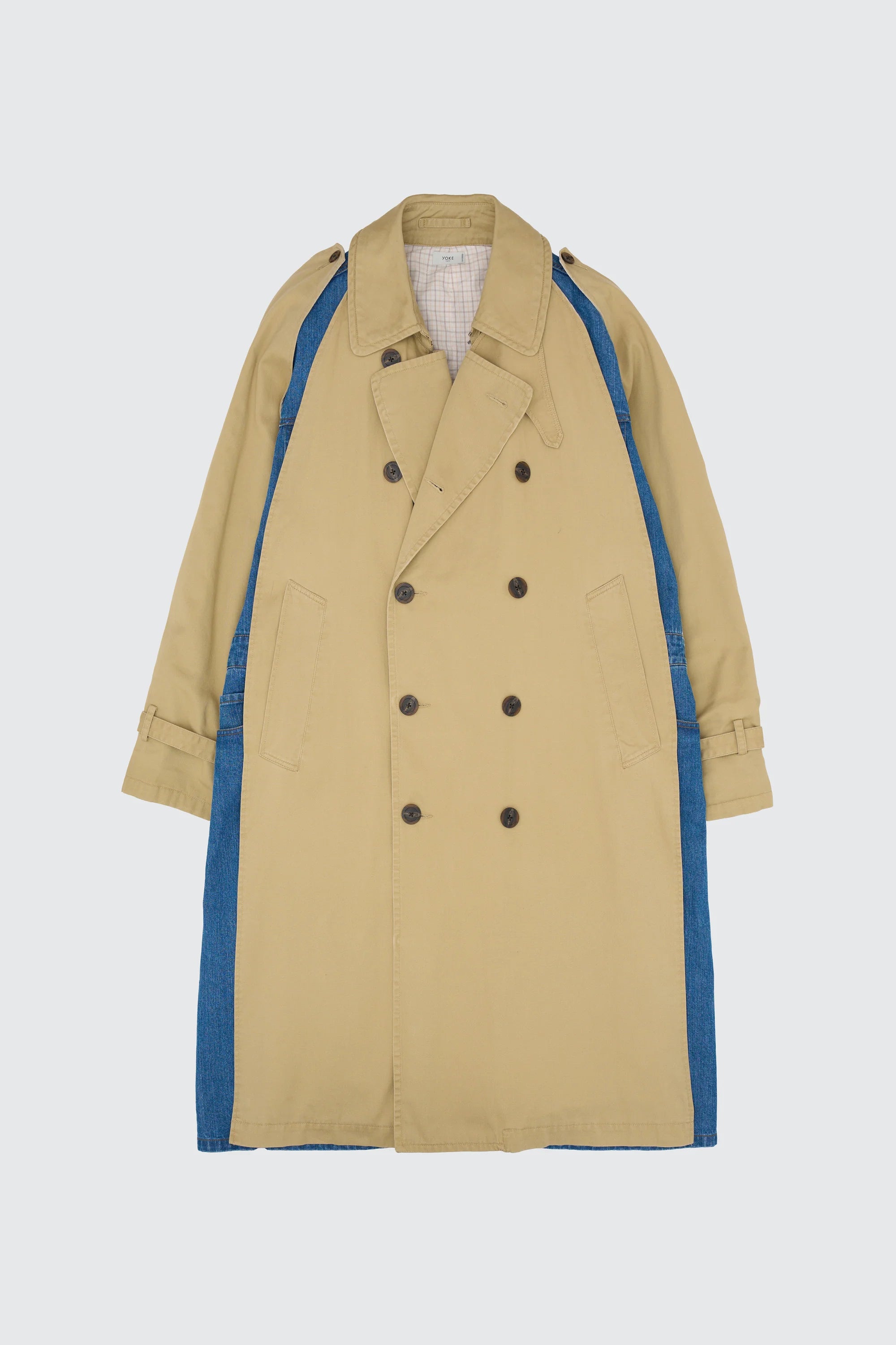 YOKE 26SS Connected Trench&Denim Coat