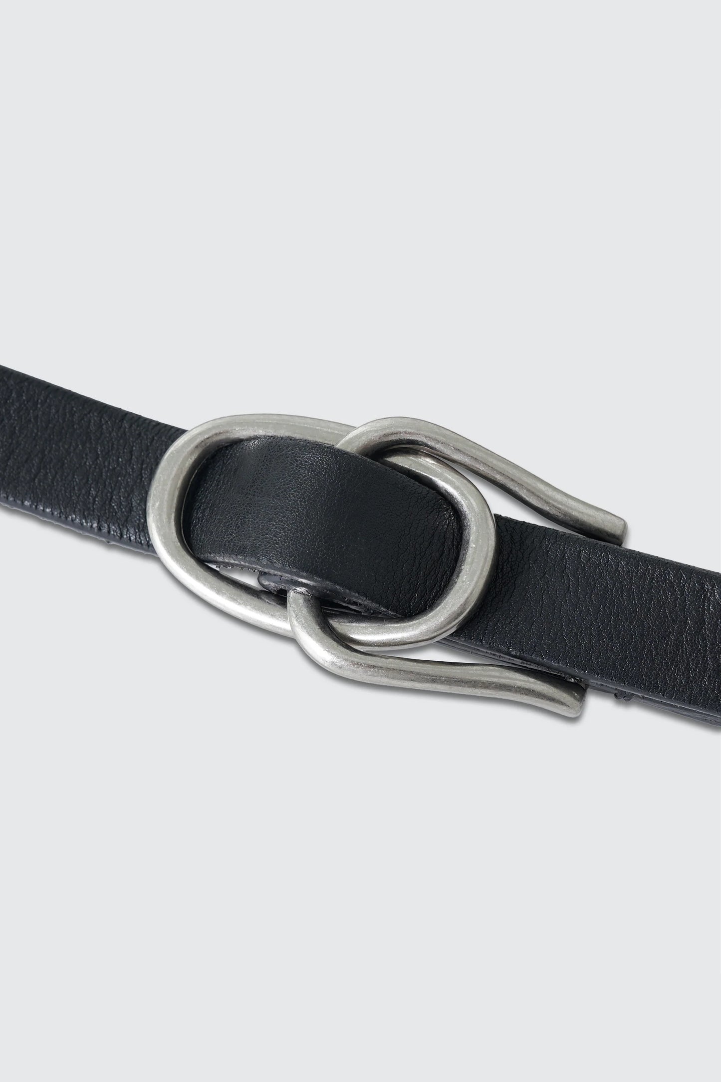 YOKE 26SS Double Buckie Leather Belt