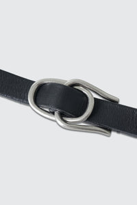 YOKE 26SS Double Buckie Leather Belt