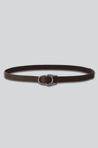 YOKE 26SS Double Buckie Leather Belt