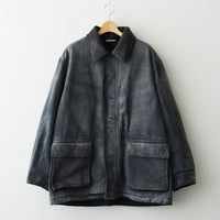 AURALEE 25AW PRODUCT DYED ORGANIC COTTON DUCK BLOUSON