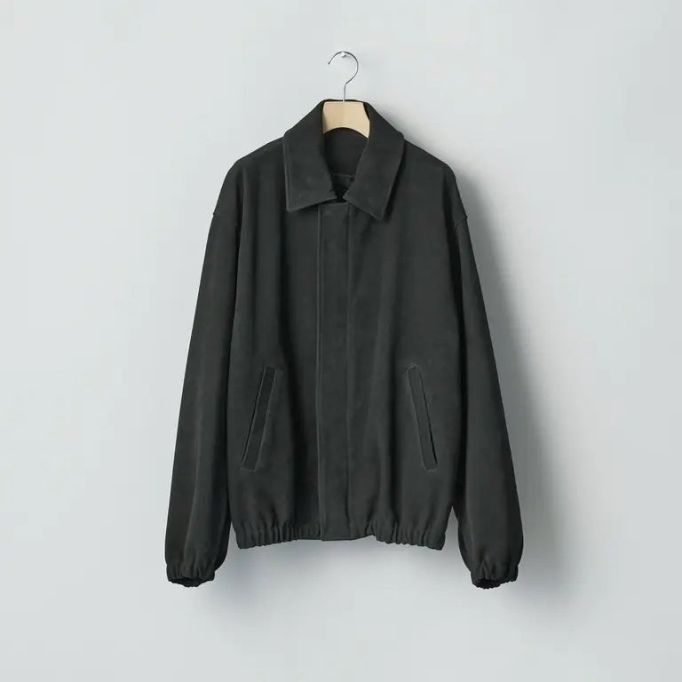 ssstein 25AW Cow Suede Zip Short Jacket