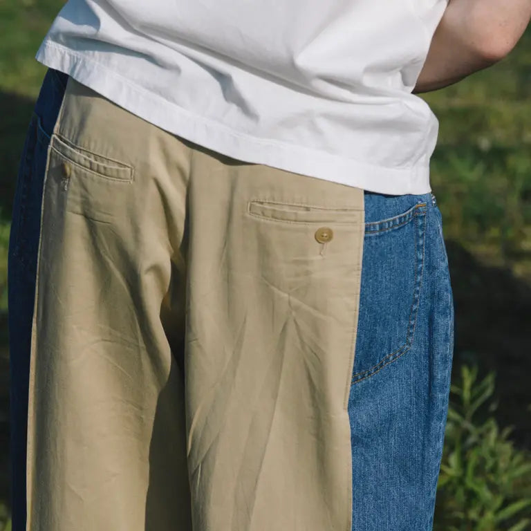 YOKE 26SS Connected Chino & Denim Pants