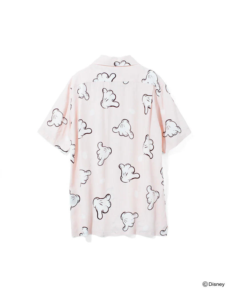 Name. x Disney / HAND SIGN ALOHA SHIRT (MICKEY MOUSE)