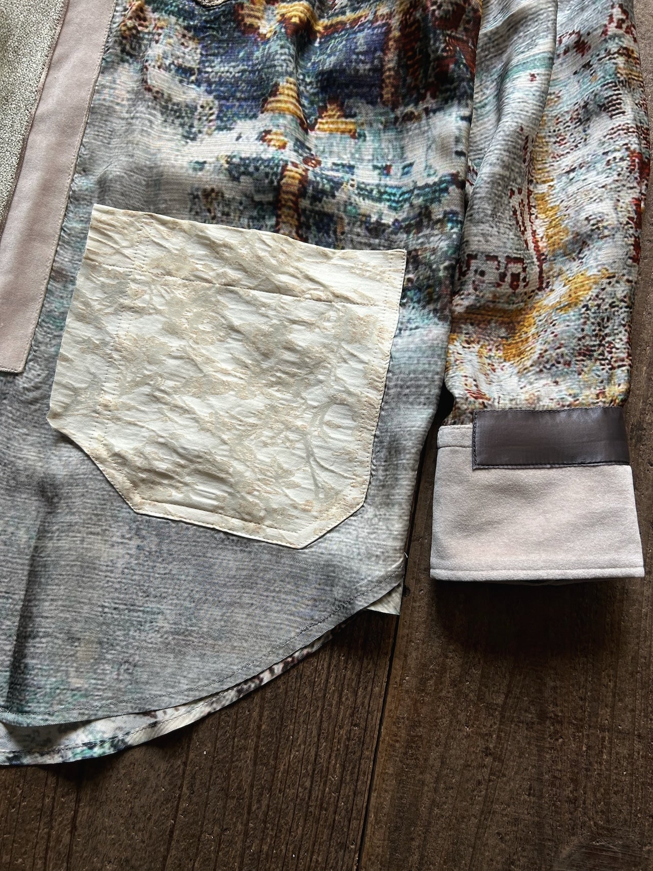 ANSNAM / Patched Shirts Italian Fabric