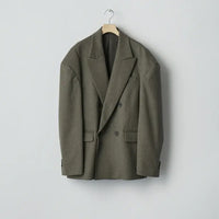 ssstein 25AW Wool Doeskin Deformed Shoulder Jacket