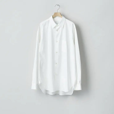 ssstein 25AW Suvin Cotton Oversized Regular Collar Shirt
