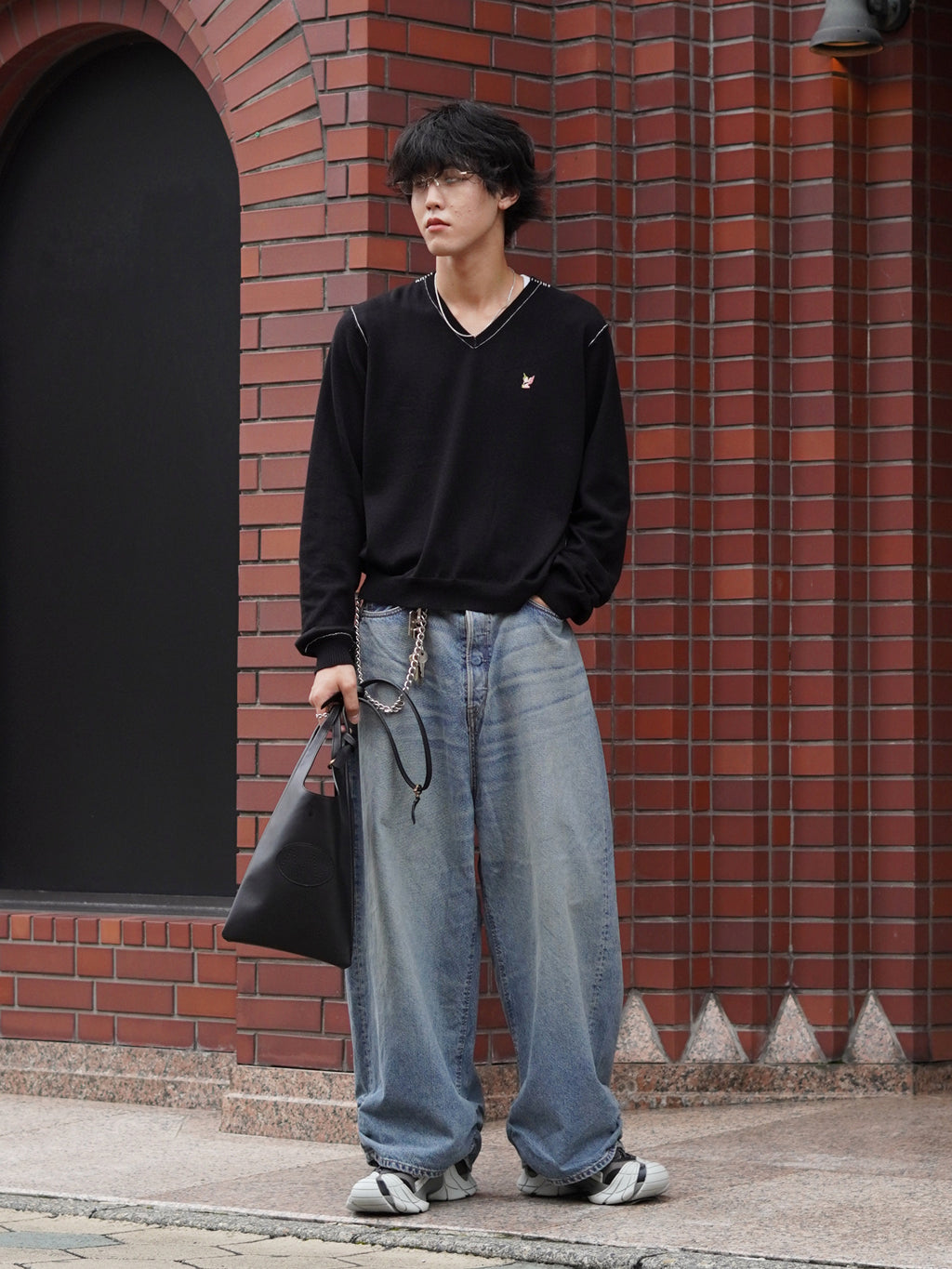 refomed / FRESH MAN DENIM WIDE PANTS by EDWIN “USED“ – Vintage