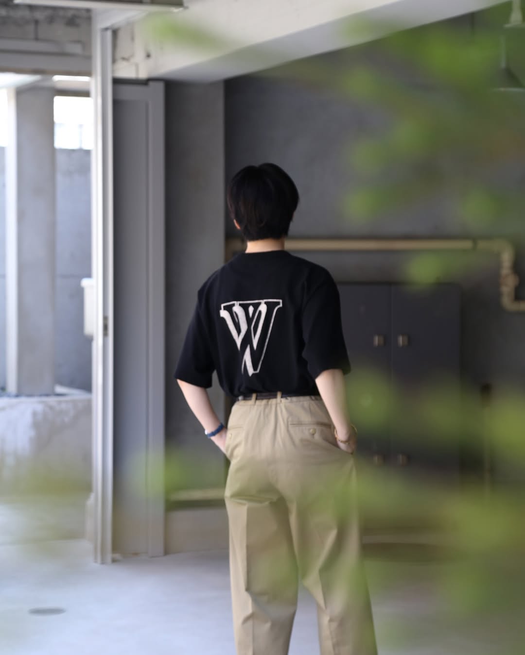 blurhmsROOTSTOCK / W-W 88/12 Print Tee STANDARD EX / WIDE EX