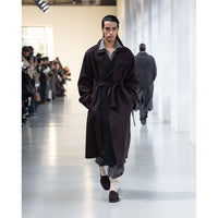ssstein 25AW Silk/Nylon Oversized Skipper Shirt