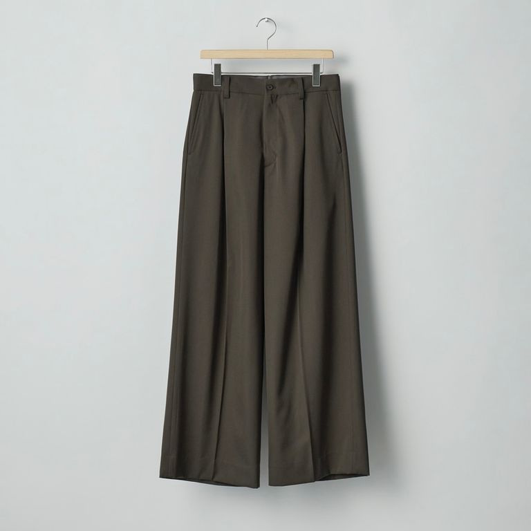 ssstein 25AW Extra Wide Trousers(2/90 WOOL GABARDINE)