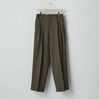 ssstein 25AW Two Tuck Easy Trousers(2/60 WOOL GABARDINE)