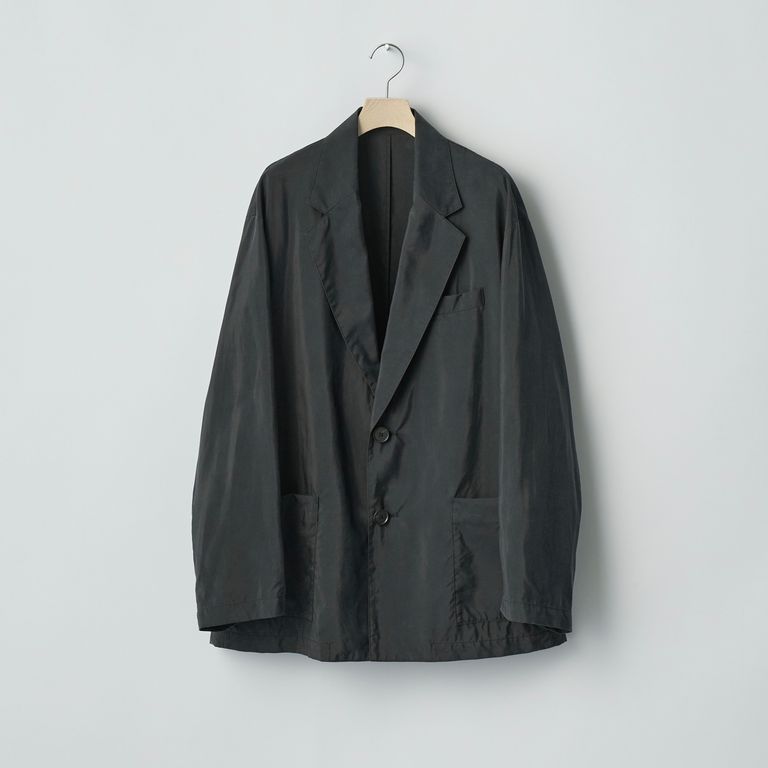 ssstein 25AW Silk/Nylon Single Breasted Jacket