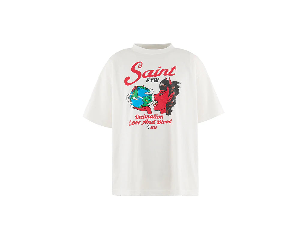 SAINT Mxxxxxx 25AW SS TEE/SAINT DEVIL