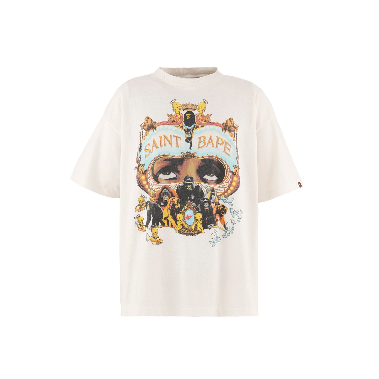 SAINT Mxxxxxx x BAPE / BAPE_SS TEE_GENERATION