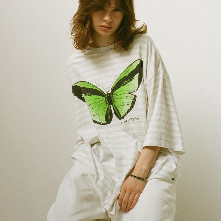 ESSAY 25SS Original Shadow Stripe T-shirt