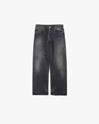 Graphpaper / Selvage Denim Five Pocket Wide Straight Pants -DARK FADE-