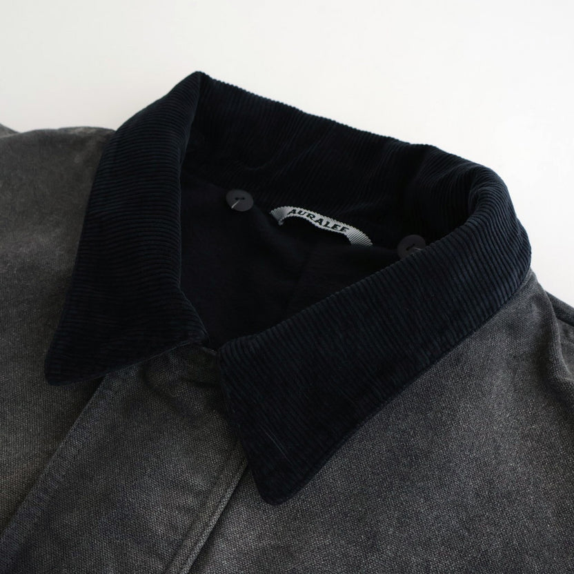 AURALEE 25AW PRODUCT DYED ORGANIC COTTON DUCK BLOUSON