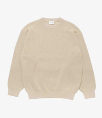 HERILL 26AW GOLDEN SEA ISLAND RIB STICH SWEATER