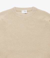 HERILL 26AW GOLDEN SEA ISLAND RIB STICH SWEATER