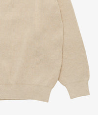 HERILL 26AW GOLDEN SEA ISLAND RIB STICH SWEATER