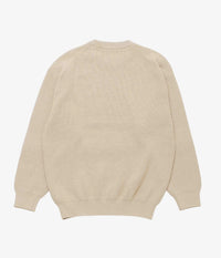 HERILL 26AW GOLDEN SEA ISLAND RIB STICH SWEATER