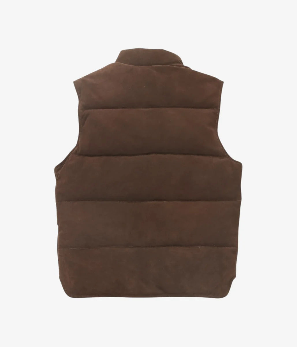 HERILL 26AW SHEEP LEATHER WOOD CHOPPERS VEST