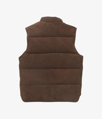 HERILL 26AW SHEEP LEATHER WOOD CHOPPERS VEST