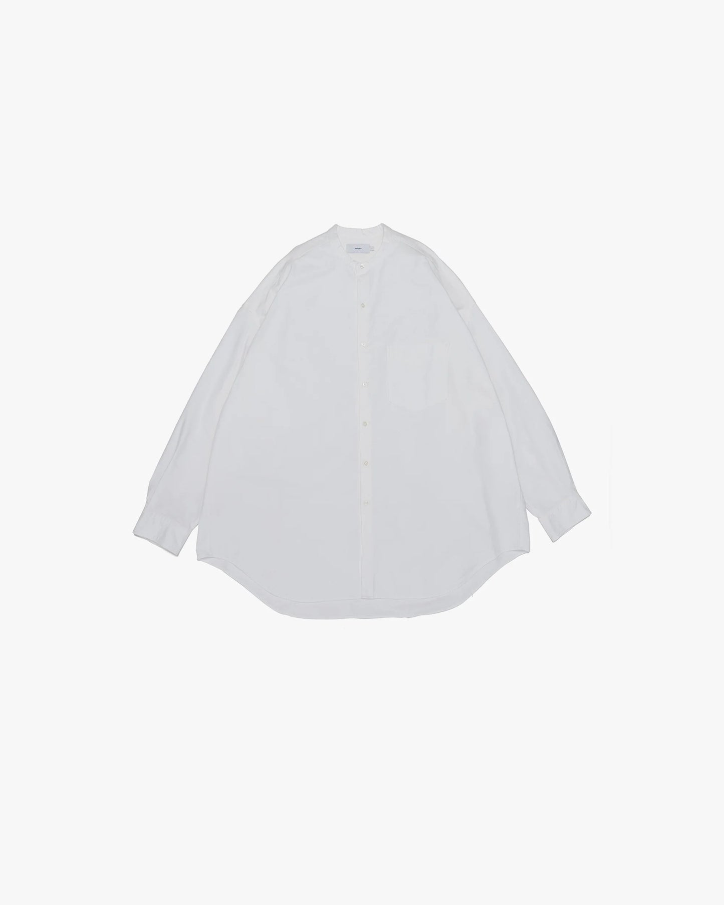 Graphpaper / Oxford L/S Oversized Band Collar Shirt