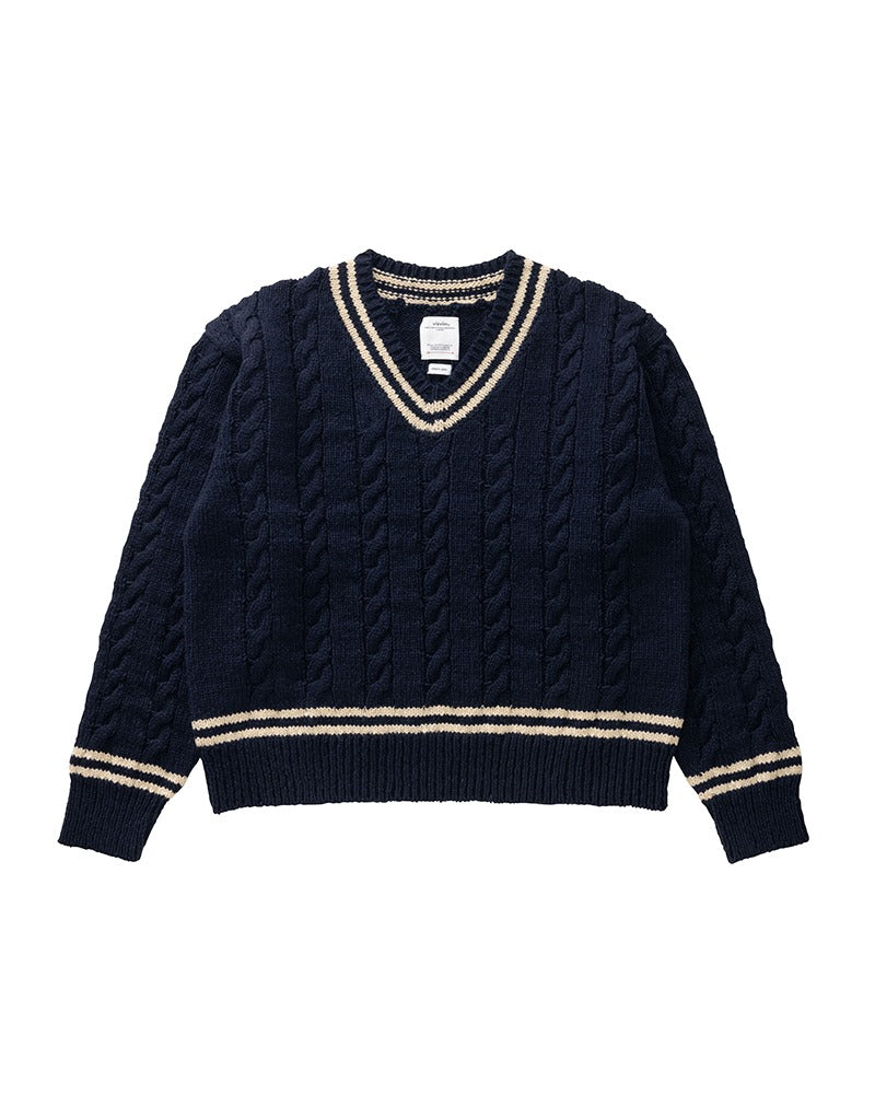 visvim 26AW COLLEGIA V-NECK KNIT