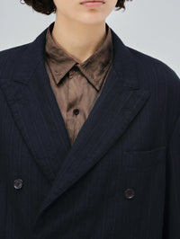 KAPTAIN SUNSHINE 26AW Wool Stripe Double-breasted Jacket