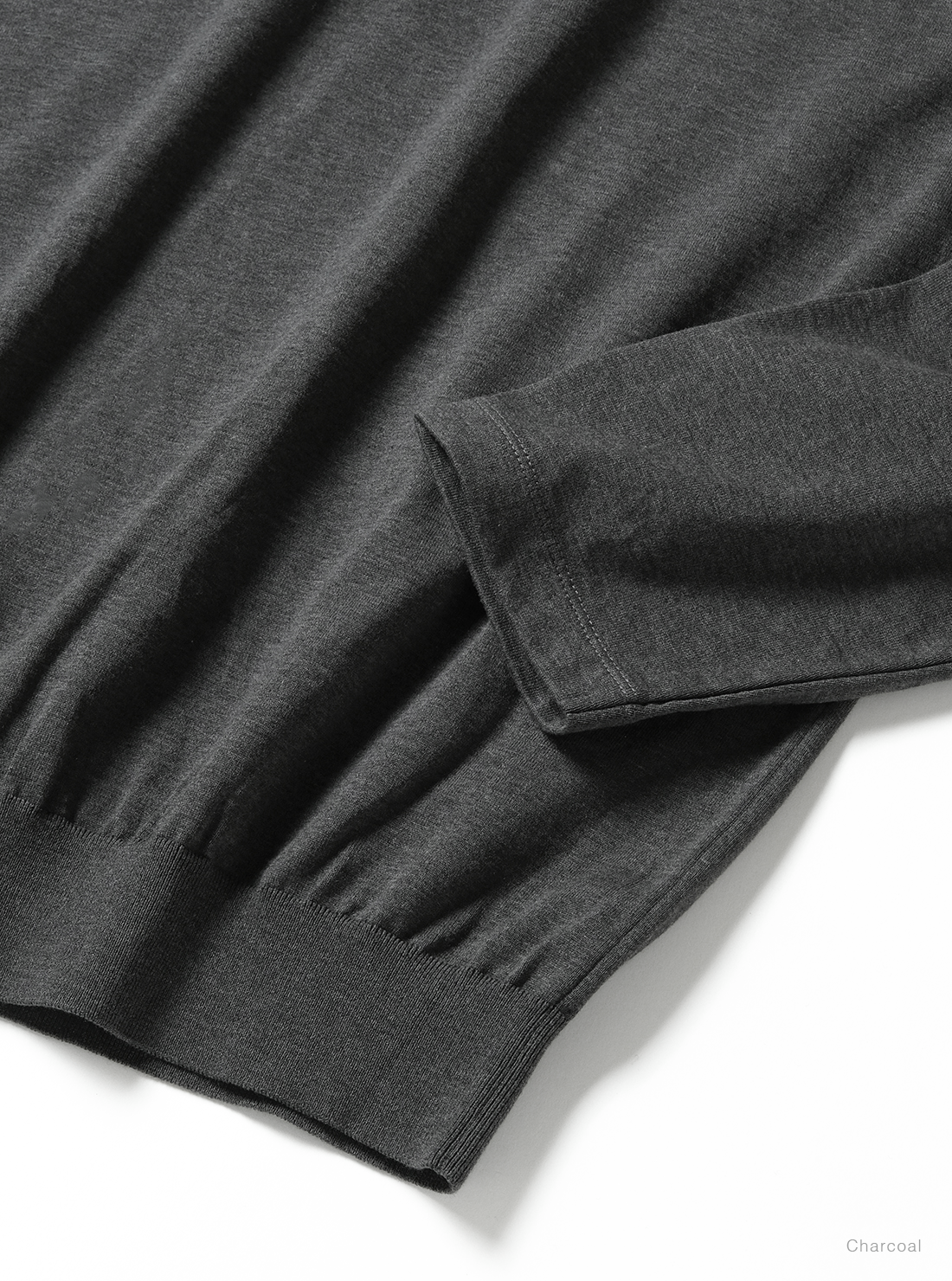 BATONER 26AW BLOWSING HENRY NECK LONG SLEEVE T-SHIRT