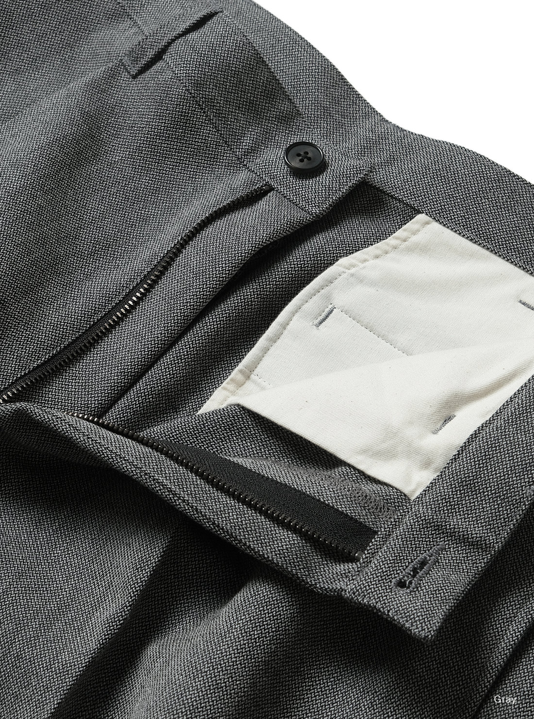BATONER 26AW  TWEED WOOL ONE TUCK TROUSERS