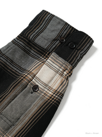 BATONER 26AW  OMBRE CHECK REGULAR COLLAR SHIRT