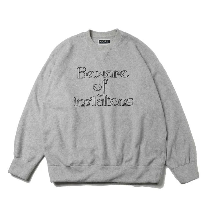O - / FLEECE SWEATSHIRT(IMITATION)