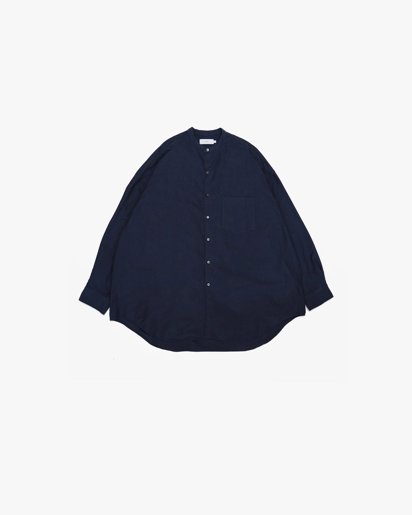Graphpaper / Oxford L/S Oversized Band Collar Shirt