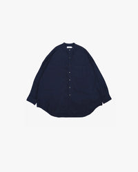 Graphpaper / Oxford L/S Oversized Band Collar Shirt