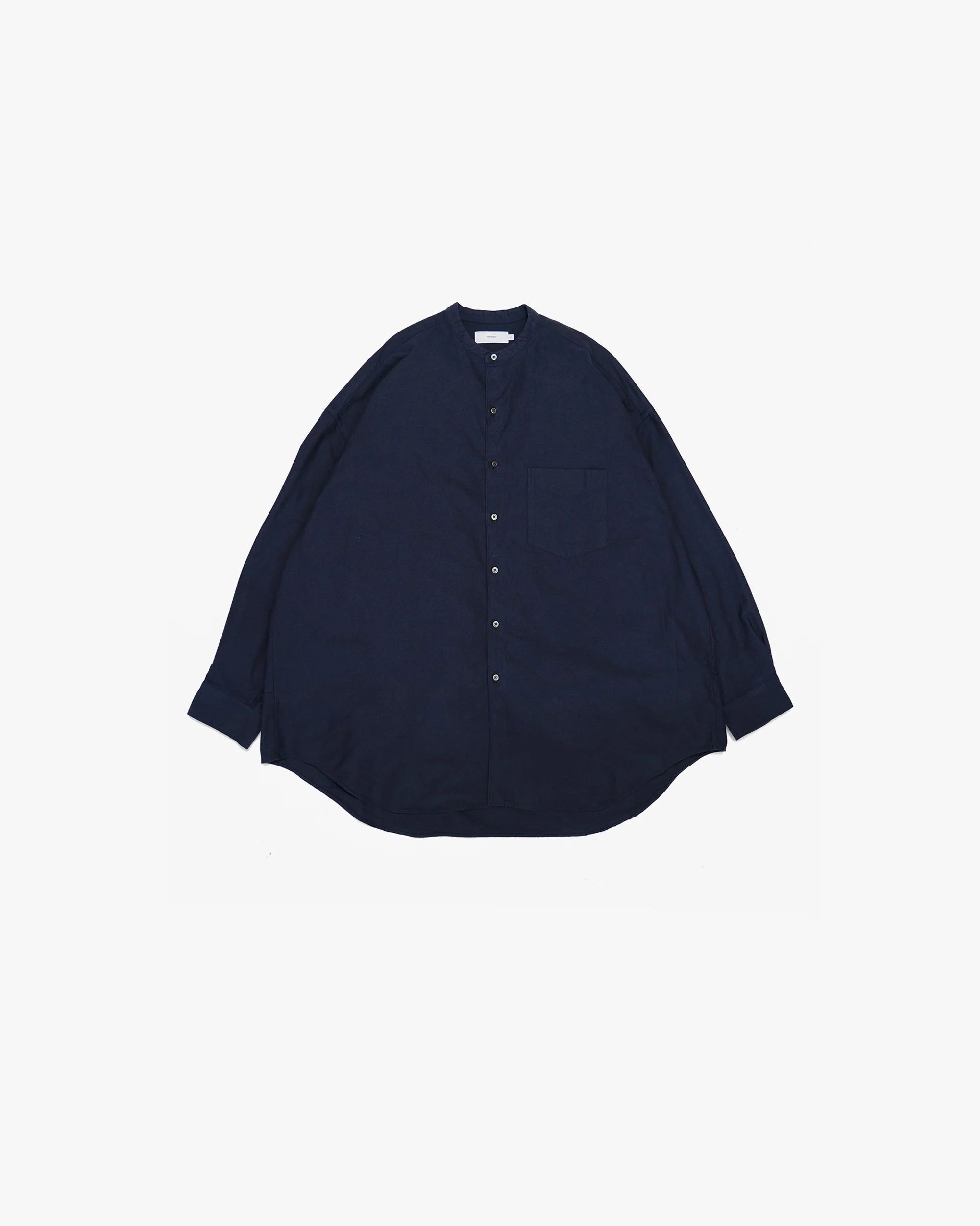 Graphpaper / Oxford L/S Oversized Band Collar Shirt