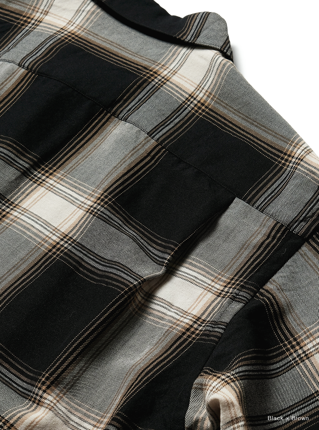 BATONER 26AW  OMBRE CHECK REGULAR COLLAR SHIRT