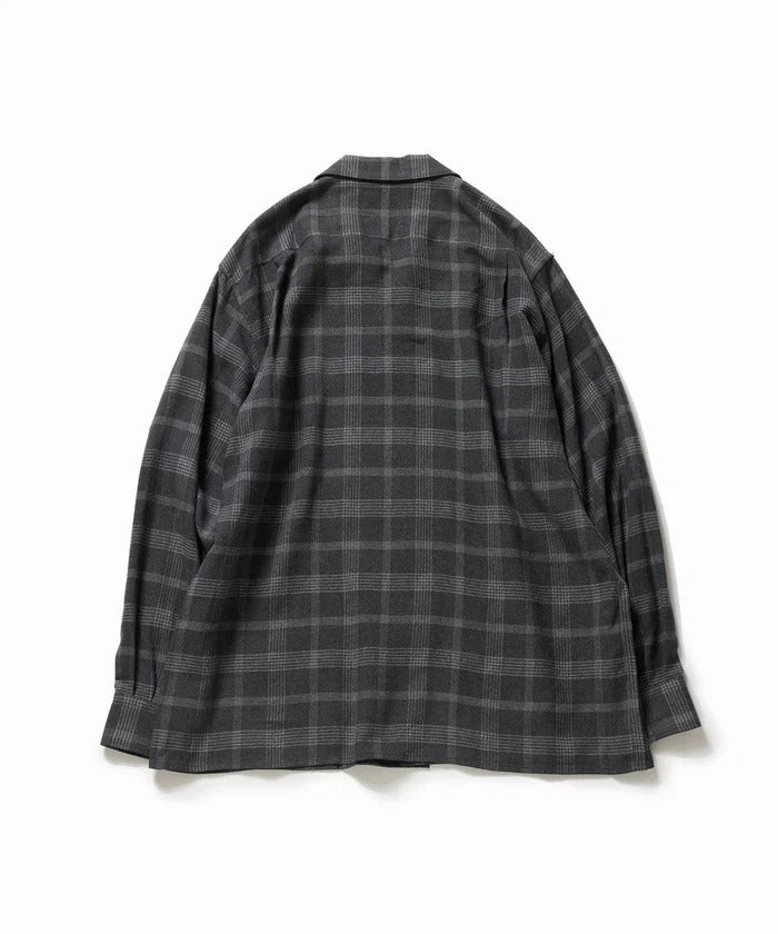 Ernie Palo 26AW Flannel Open Collar Shirt