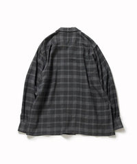 Ernie Palo 26AW Flannel Open Collar Shirt
