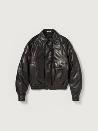 AURALEE 26AW FINE CALF LEATHER DOWN BLOUSON